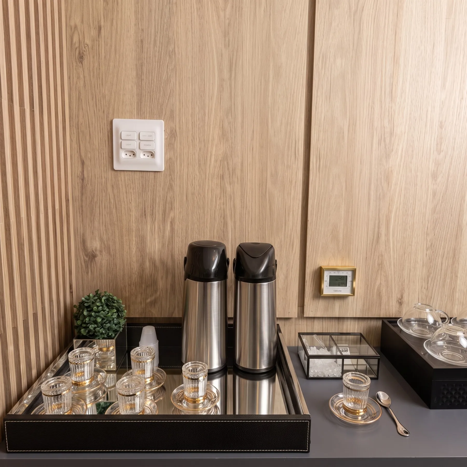Espaço de recepção e café da Essencial Odonto